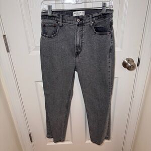 Abercrombie & Fitch Ankle Straight Ultra High Rise Jean